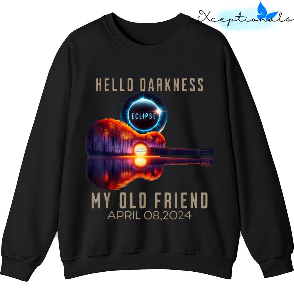 Hello Darkness My Old Friend Solar Eclipse April Sweater Sweatshirt