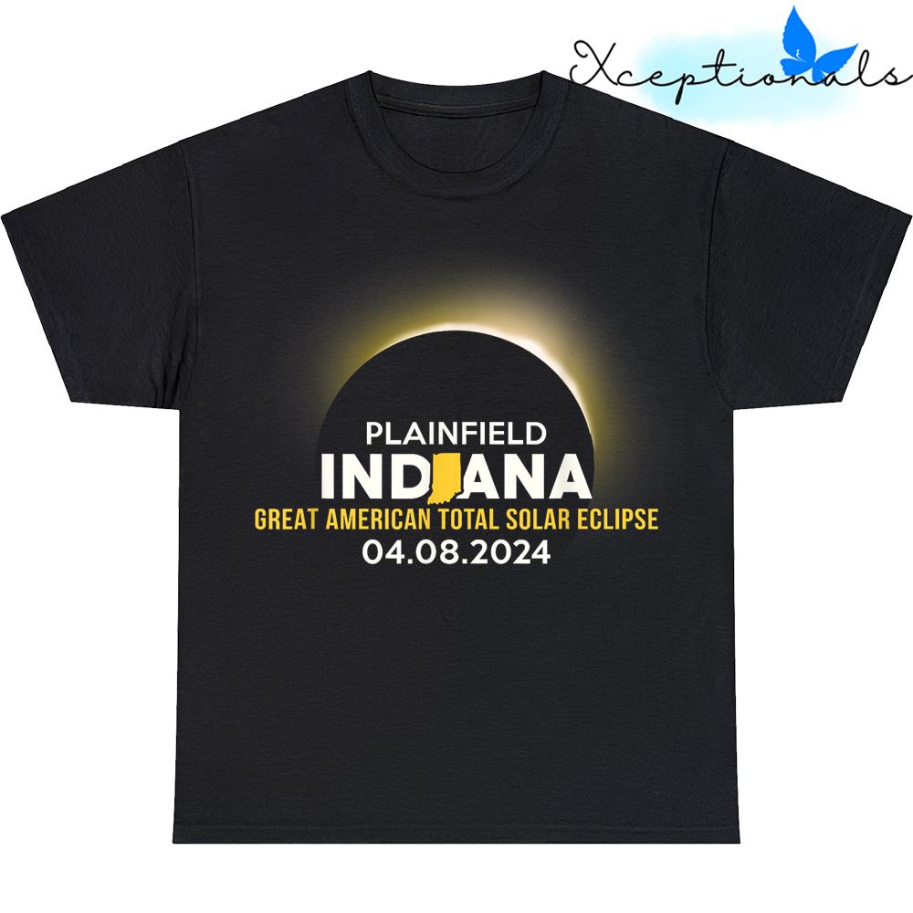 Plainfield Indiana In Total Solar Eclipse 2024 T Shirt