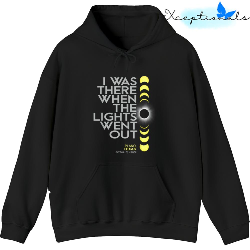 Plano Texas Total Solar Eclipse 2024 Hoodie Pullover Hoodie